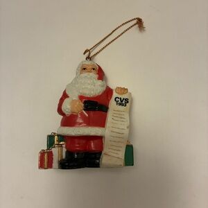 Flambro Imports Vintage CVS 1993 Santa Claus Christmas Ornament